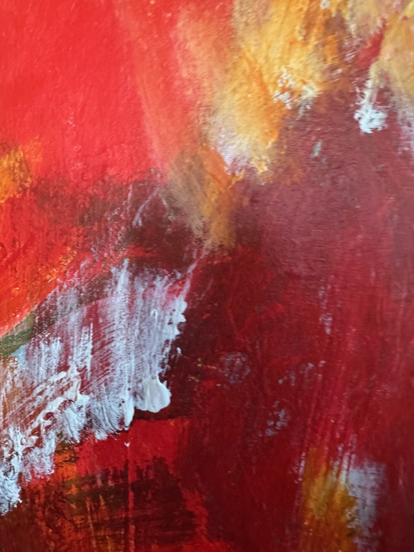 Tulip Glow, Acryl auf Leinwand